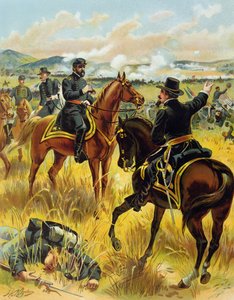 Generał dywizji George Meade w bitwie pod Gettysburgiem 2 lipca 1863, 1900